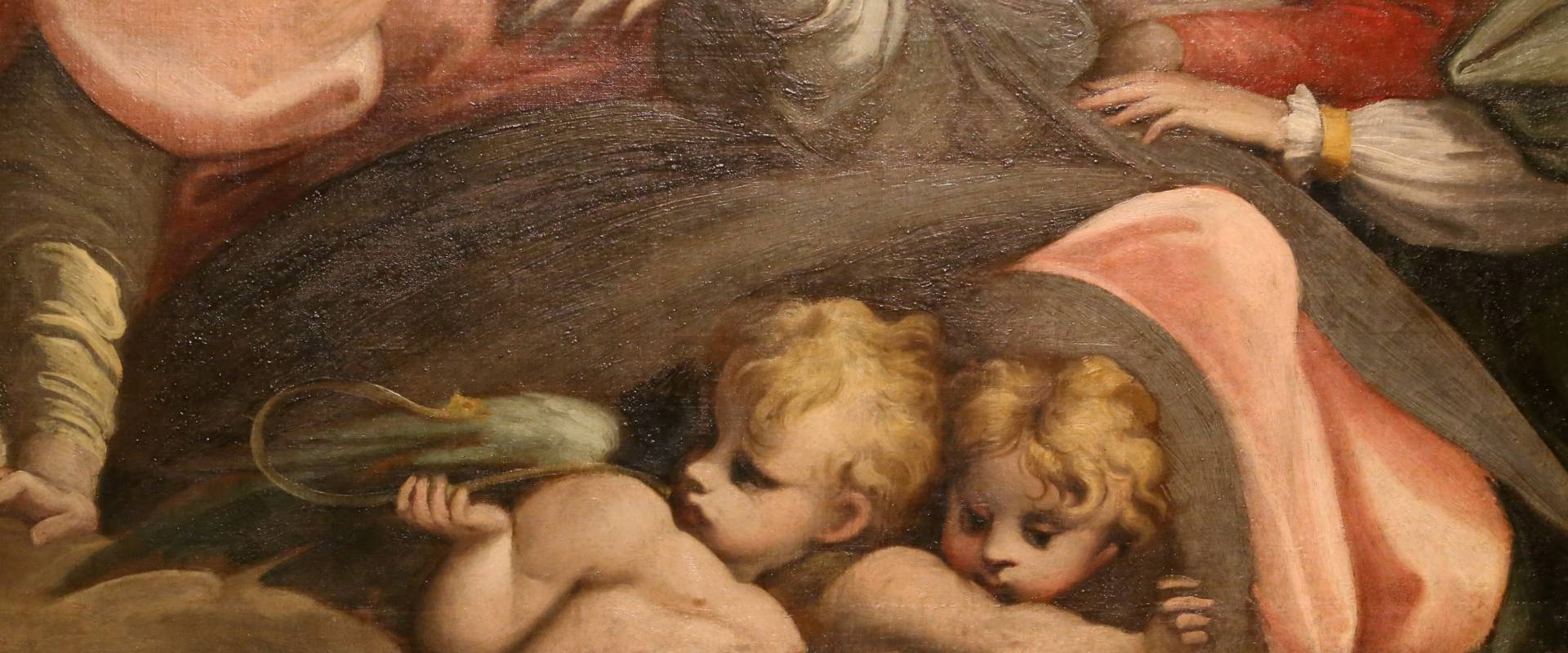 Parmigianino (ambito), matrimonio mistico di santa caterina d'alessandria, 1524 ca. 04 angioletti foto di Sailko
